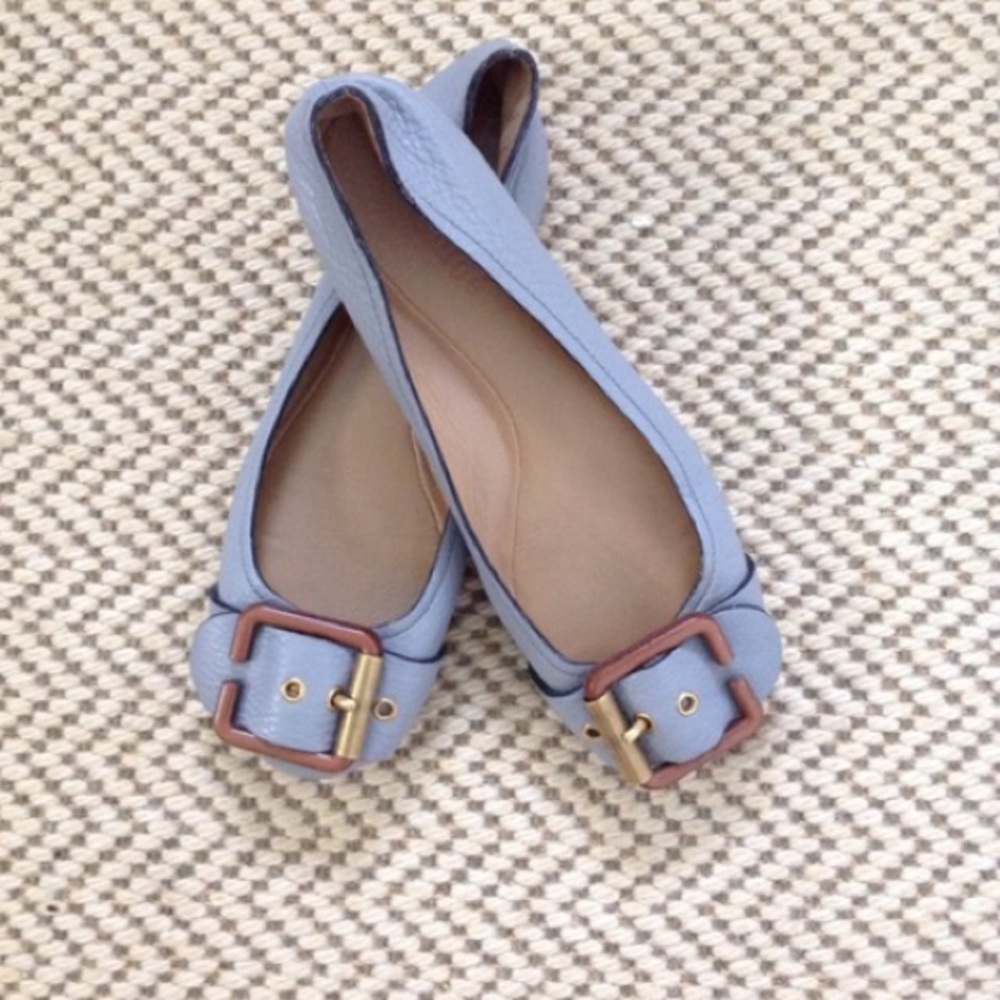 Chloe cool grey (periwinkle) ballet flats